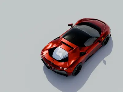 Ferrari SF90 Free 3D model