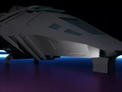 Starship 3D model