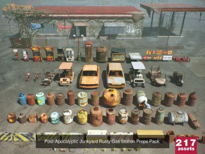 Post-apocalyptic Survival Junkyard Mega Pack