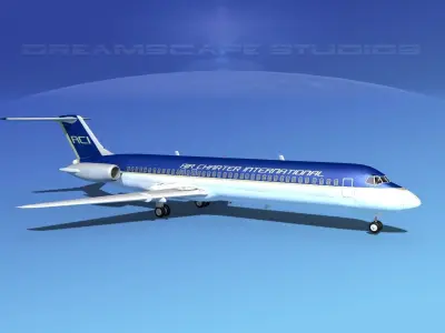 Douglas DC-9-40 Air Charter Intl 3D model