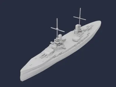 SMS Kaiser 3D print model