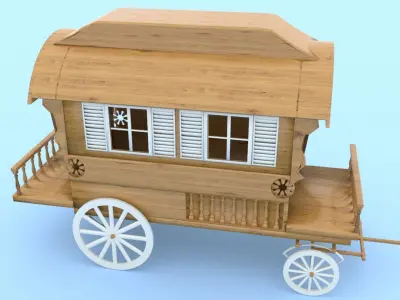 Caravan 3D model