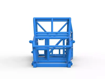 Frame of Dwarf car Scale 1 to 25 3D print model