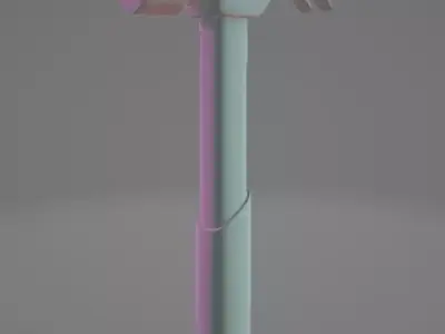 Hammer Free low-poly 3D model