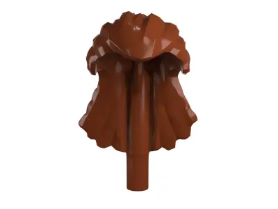 Custom3Dprint Minifigure Accessory - Minifigure Hair S2 - 137 3D print model