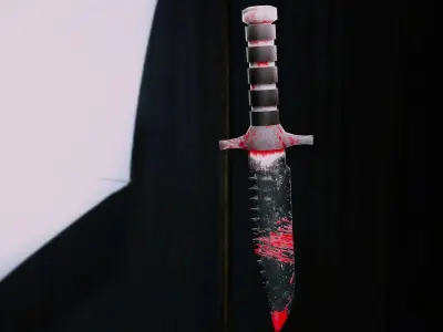 Bloody Knife  3D model