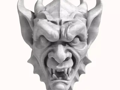 Gargoyle Head 2 3D model