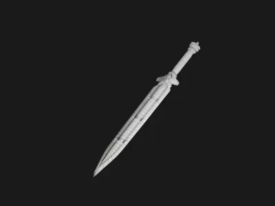 Nectar Dagger Low-poly 3D model
