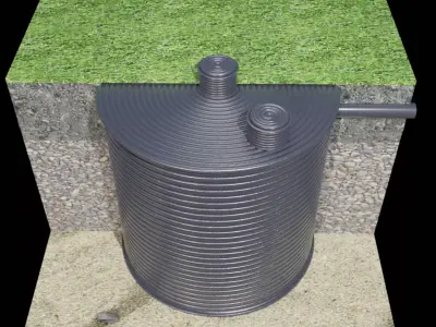 Local treatment facilities 3D model