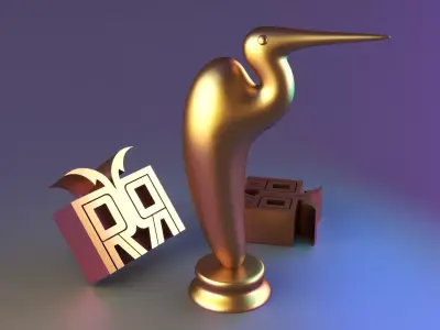 Sleek Modern Bird Sculpture Free 3D print model