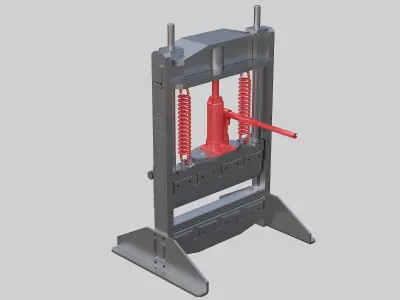Sheet Metal Bending Machine 3D model