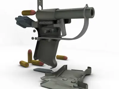 FP-45 Liberator Pistol 3D model