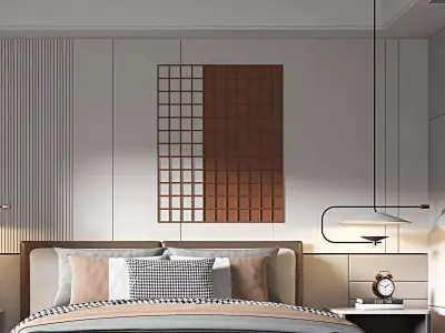 Bedroom interior 03 3D model