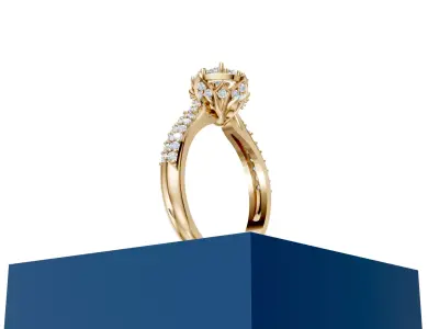 Girl Ring 3D print model purchase