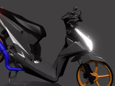 3d modling zip format Low-poly 3D model