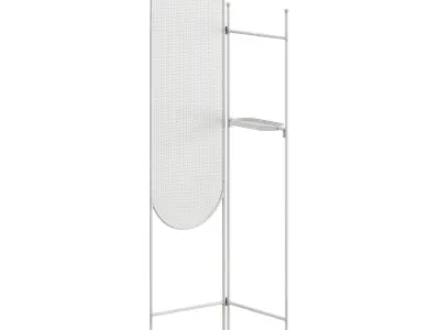 Vaniria standing mirror Low-poly 3D model