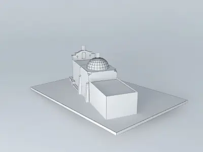 CALVARY CHAPEL IN SANTA POLA version 4 Free 3D model