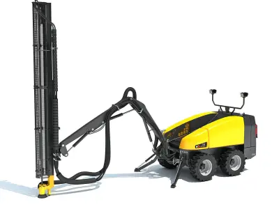 Mining Drill Rig Equipment Collection  3D Model Pack purchase