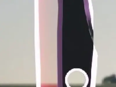 bowie low poly knife Free low-poly 3D model