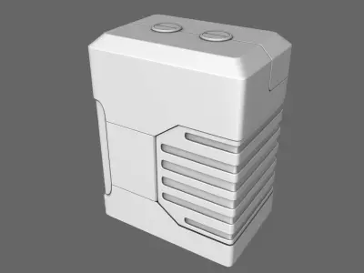 Sci-Fi Microfusion Cell 3D model