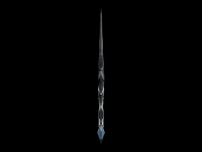 Dark Wings Dagger Low-poly 3D model