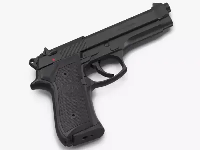 Beretta M9 3D model purchase