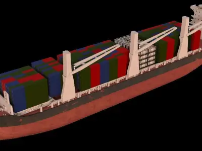Cargo Ship 3D model