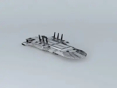 XSF Innocent Frigate infinity class Free 3D model