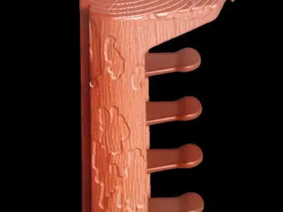 Splash Mountain Log Ride Vehicle Disneyland Replica  3D print model