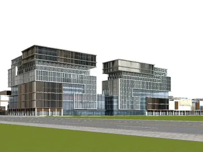 Office Building 3D model 266