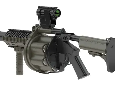 Milkor MGL 3D model