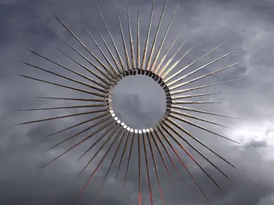 Angel Vortex Sun 2  3D model