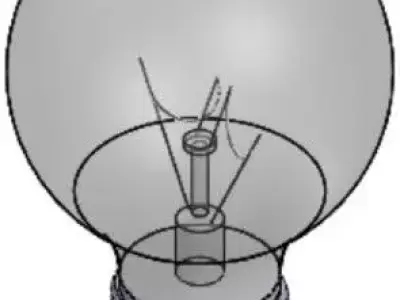 Light bulb 3D model