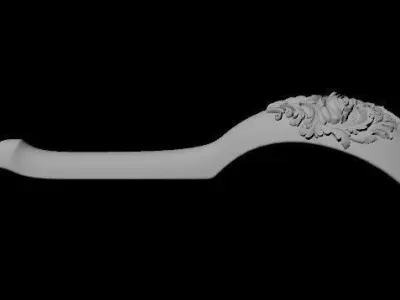 leg High quality 3d models for processing on a cnc machine 3D model