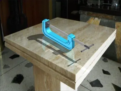 G clamp 3D model