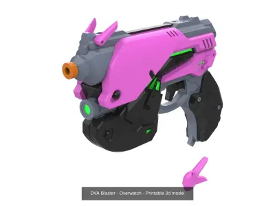 Overwatch Weapons - Part 1 - 15 Printable models - Personal Use 3D Model Pack