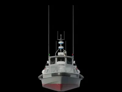 Stan Patrol Boat 1605 Low-poly 3D model