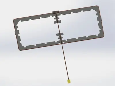 Moxon antenna  Free 3D model