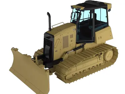 Bulldozer D4 3D model
