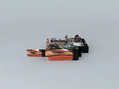 Oratorio San Felipe Neri San Miguel de Allende 3D model