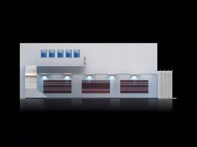 Exhibition - size -10X10-3DMAX2009-0030 3D model