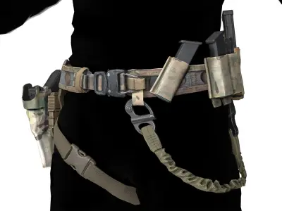 FERRO CONCEPTS BISON BELT  Low-poly 3D model