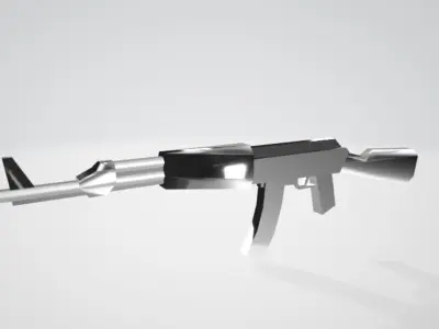 AK 47 Free 3D model buy
