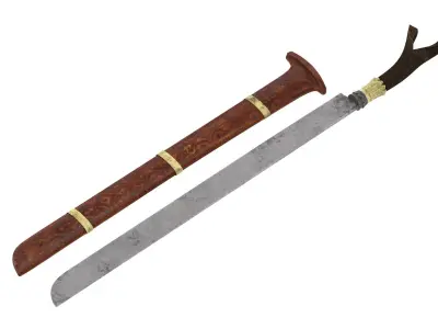 Sikin Panyang Sword 3D model