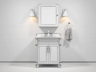 OVE Aberdeen MC 30 Dove Grey 3D model