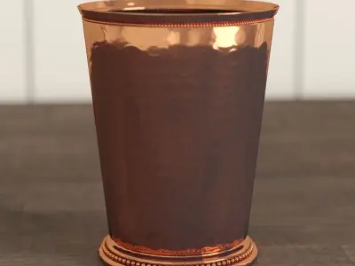 Copper Mint Julep Cup 3D model
