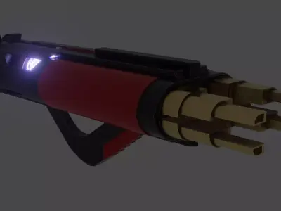 Energy Gun Free low-poly 3D model