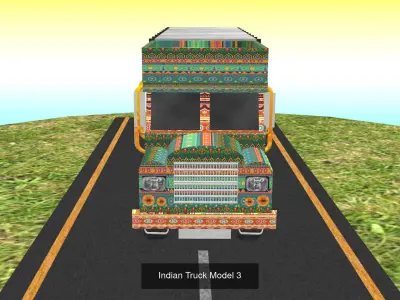 All types of Indian Trucks 3D Model Pack