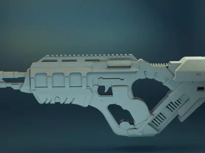 Assault Rifle Free 3D model buy