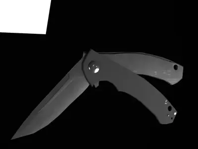 Folding Knife Low-poly 3D model buy